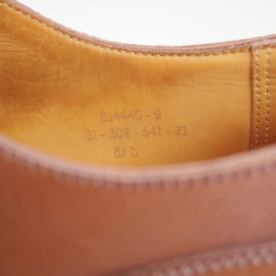 極上★J.M.ウエストン 5.5D【現行定価￥209,000-★ロシアンカーフ仕様/ゴルフ/GOLF】641/Uチップ/タン/茶/Weston/ウェストン★p338