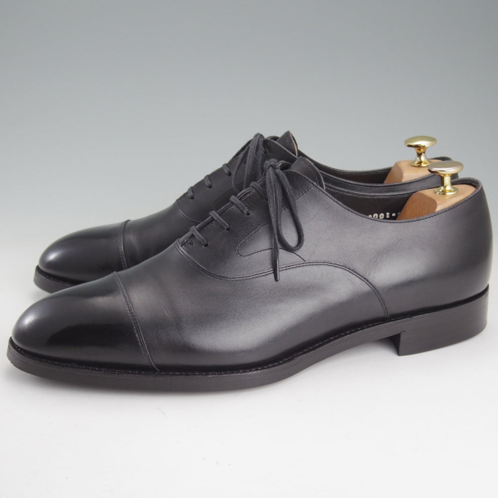 極美品★三陽山長 SIZE 9.5【現行定価￥99,000-★友二郎/R2010ラスト】ストレートチップ/黒/メンズ/TOMOJIRO/Sanyo Yamacho★p339
