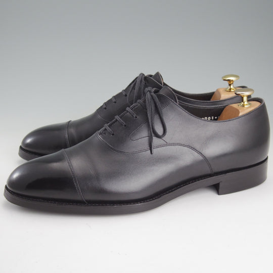 極美品★三陽山長 SIZE 9.5【現行定価￥99,000-★友二郎/R2010ラスト】ストレートチップ/黒/メンズ/TOMOJIRO/Sanyo Yamacho★p339