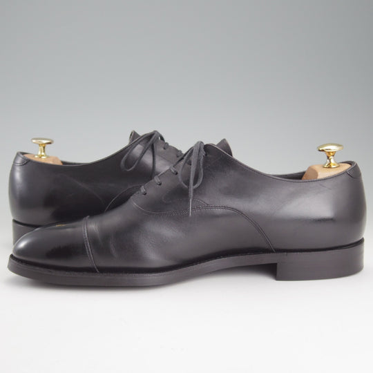 極美品★三陽山長 SIZE 9.5【現行定価￥99,000-★友二郎/R2010ラスト】ストレートチップ/黒/メンズ/TOMOJIRO/Sanyo Yamacho★p339