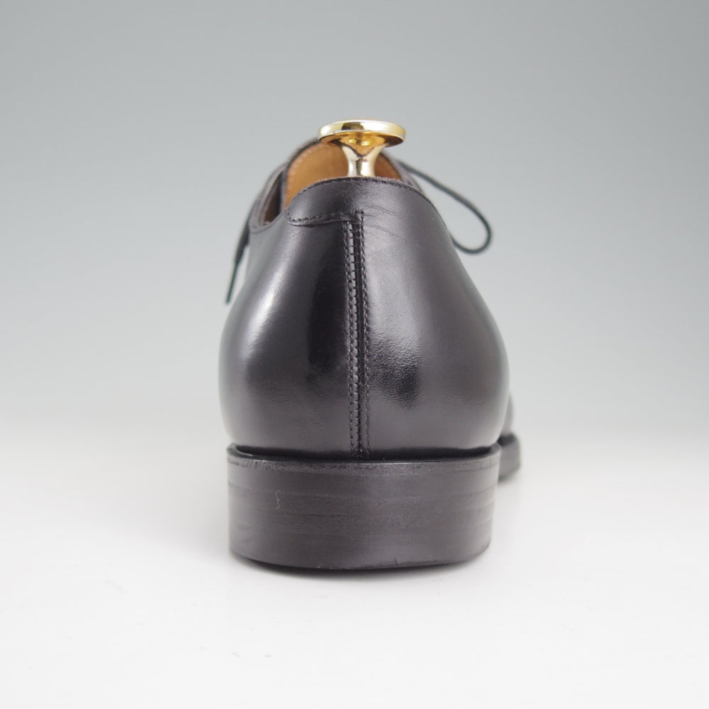 極美品★三陽山長 SIZE 9.5【現行定価￥99,000-★友二郎/R2010ラスト】ストレートチップ/黒/メンズ/TOMOJIRO/Sanyo Yamacho★p339