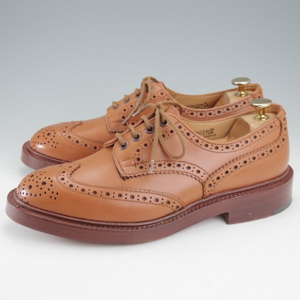極美品★トリッカーズ SIZE 7【定価￥132,000-★BOURTON/シーシェイド/C Shade】バートン/カントリーシューズ/カーフ/茶/Tricker's★n715