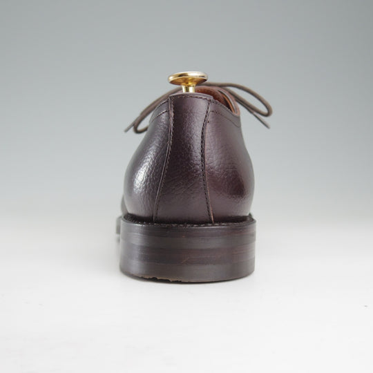 極美品★三陽山長 SIZE 8.5【定価￥110,000-★兼四郎/R2025ラスト】Uチップ/(仏)HAAS社のサポートログレインレザー/濃茶/メンズ★o760