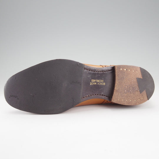 極上★(英)チーニー 5.5F【貴重★伊勢丹メンズ別注/セミブローグ】132ラスト/カーフ/薄茶/ISETAN/CHEANEY★o202