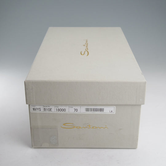 未使用★(伊)サントーニ SIZE 7【定価￥155,100-★ローファー/CARLOSラスト】18000/スエード/紺/Santoni★o761