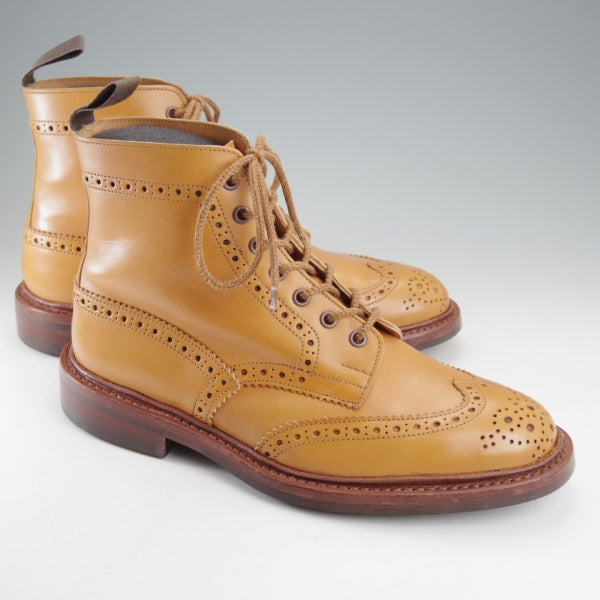 極上★トリッカーズ SIZE 8【定価￥143,000-★ダイナイトソール仕様/STOW/エイコンアンティーク】M5634/ブーツ/薄茶/Tricker's★n716