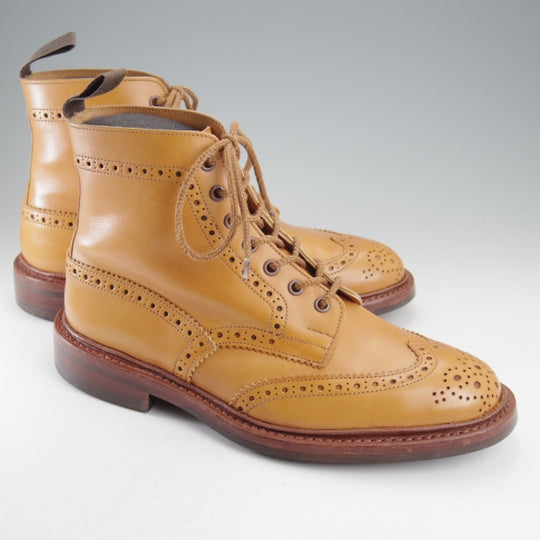 極上★トリッカーズ SIZE 8【定価￥143,000-★ダイナイトソール仕様/STOW/エイコンアンティーク】M5634/ブーツ/薄茶/Tricker's★n716