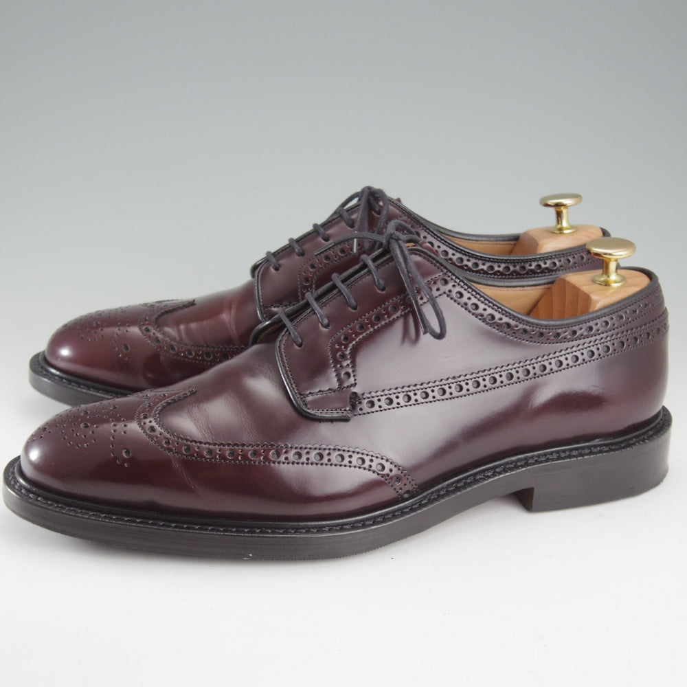 極上★チャーチ 80F/UK8【定価￥214,500-★GRAFTON/グラフトン】173ラスト/フルブローグ/赤茶/メンズ/Church's★o763
