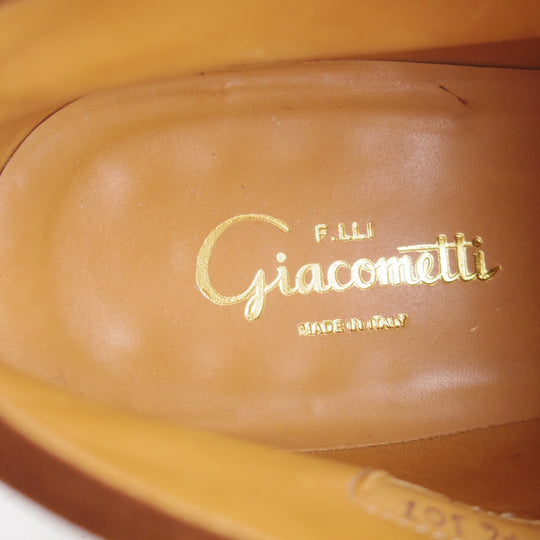 極上★(伊)F.LLIジャコメッティ SIZE 42【現行定価10万円以上★ビットブーツ/センターエラスティック】スエード/茶/Giacometti★o204