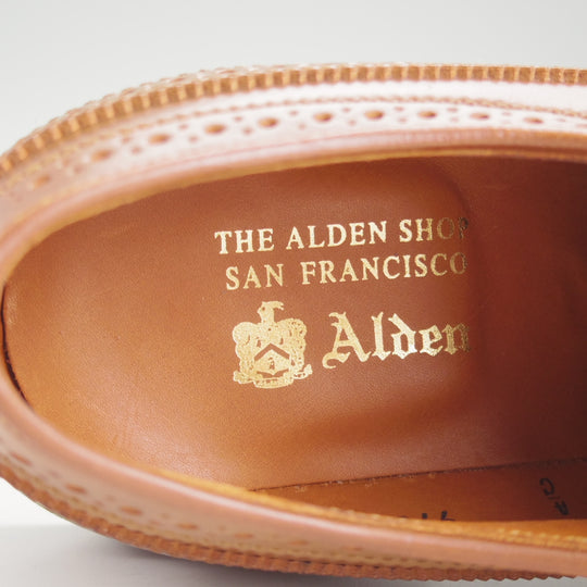 未使用★オールデン 9C【貴重★ウイスキーコードバン/茶/97891】バリーラスト/ロングウイング/メンズ/ALDEN★p342
