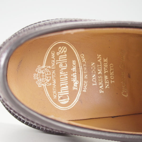 極上★チャーチ 80F/UK8【定価￥214,500-★GRAFTON/グラフトン】173ラスト/フルブローグ/赤茶/メンズ/Church's★o763