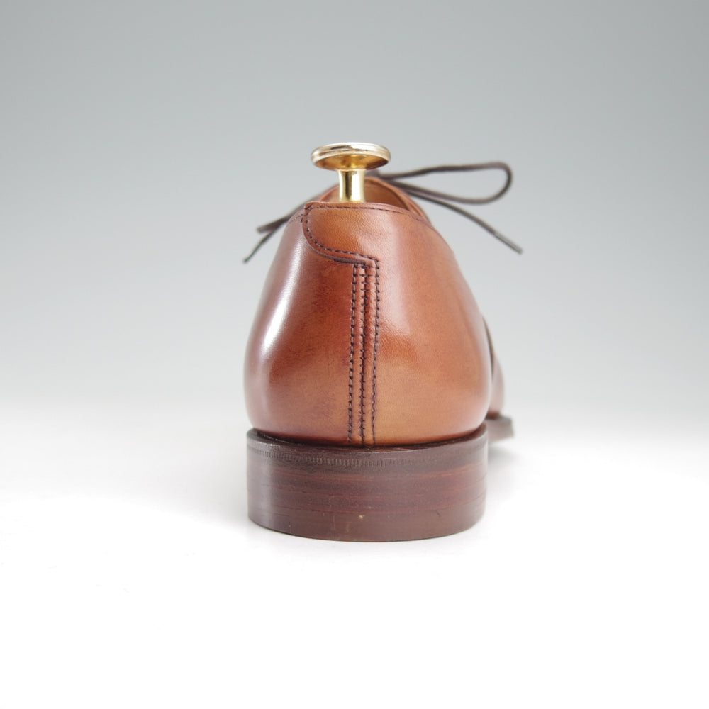 未使用★クロケット&ジョーンズ 6D【定価￥148,500-★純正ツリー付/マスターロイド/CURZON】カーフ/TAN/茶/メンズ/Crockett&Jones★o205