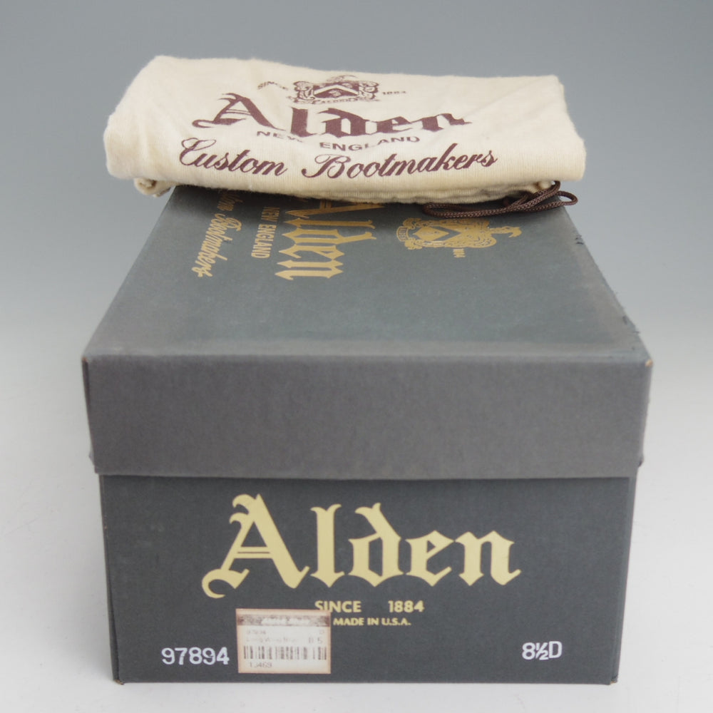 未使用★オールデン 8.5D【貴重★シガー色/コードバン/97894】ロングウイング/バリーラスト/茶/メンズ/ALDEN★p341