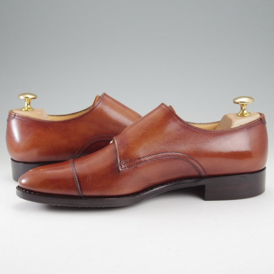 極上★ユニオンロイヤル SIZE 6【ダイナイトソール仕様★トレーディングポスト別注/ダブルモンク】T206/カーフ/茶/UNION ROYAL★n720