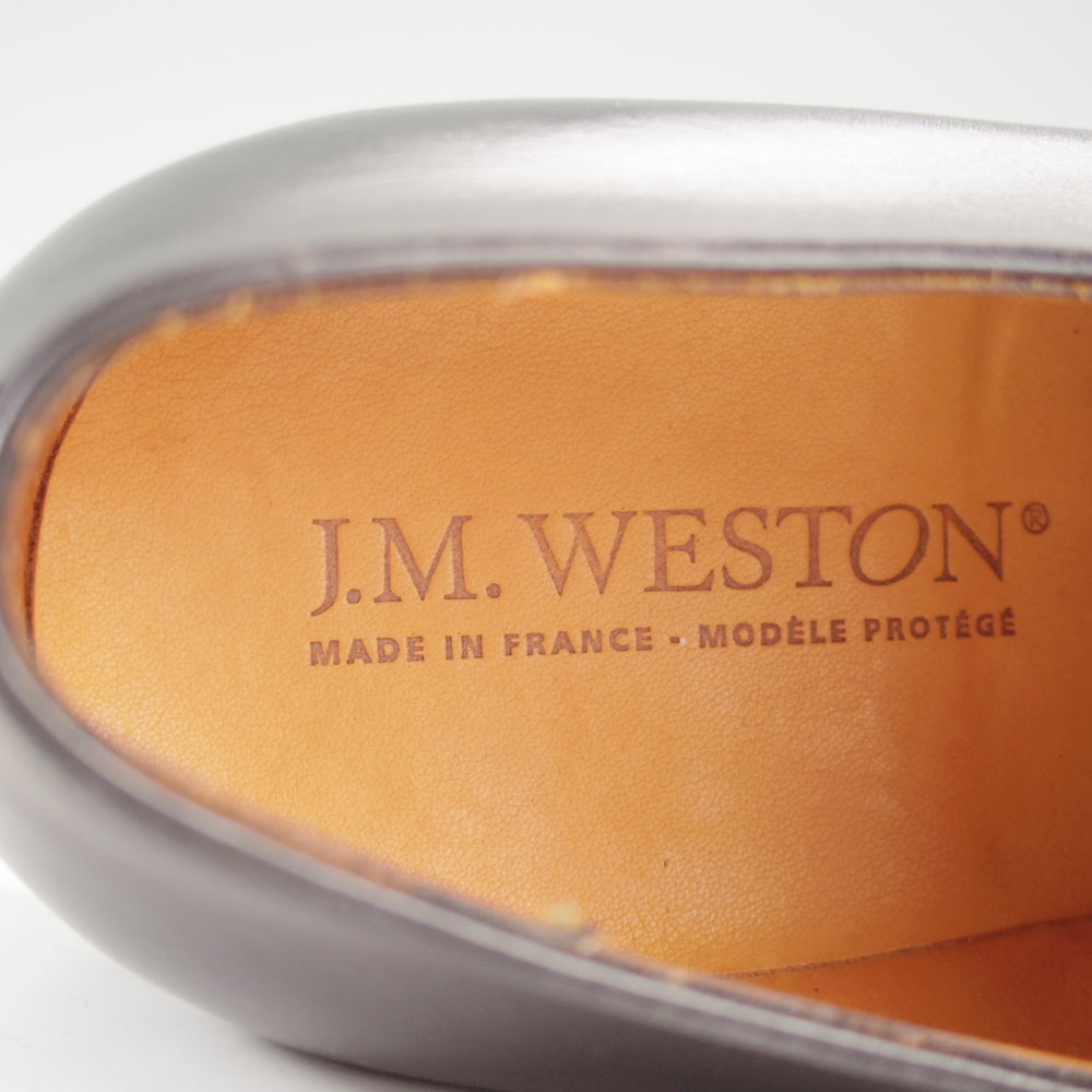 未使用★J.M.ウエストン 6.5E【現行定価￥170,500-★300/ストレートチップ】11ラスト/ボックスカーフ/黒/メンズ/Weston/ウェストン★o206