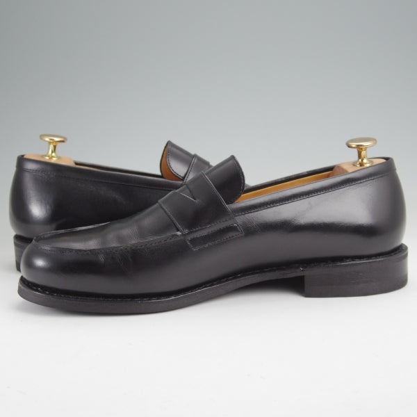 極美品★パラブーツ SIZE 7.5【定価￥99,000-★アドニス/ADONIS】コインローファー/GALAXYソール/カーフ/黒/メンズ/Paraboot★n221