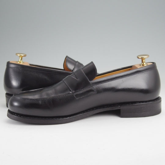 極美品★パラブーツ SIZE 7.5【定価￥99,000-★アドニス/ADONIS】コインローファー/GALAXYソール/カーフ/黒/メンズ/Paraboot★n221