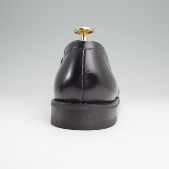 極美品★パラブーツ SIZE 7.5【定価￥99,000-★アドニス/ADONIS】コインローファー/GALAXYソール/カーフ/黒/メンズ/Paraboot★n221