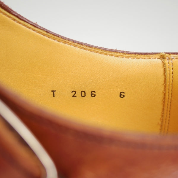 極上★ユニオンロイヤル SIZE 6【ダイナイトソール仕様★トレーディングポスト別注/ダブルモンク】T206/カーフ/茶/UNION ROYAL★n720