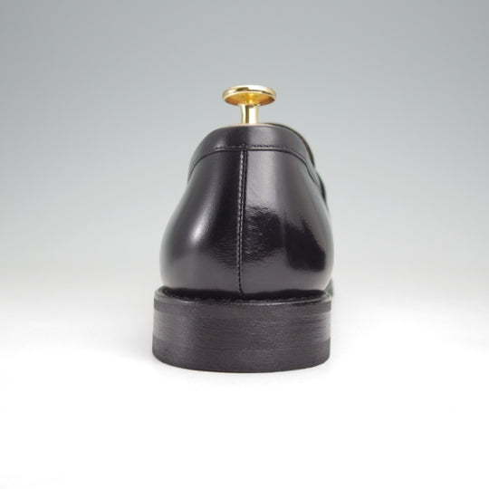 極美品★パラブーツ SIZE 7.5【定価￥99,000-★アドニス/ADONIS】コインローファー/GALAXYソール/カーフ/黒/メンズ/Paraboot★n221