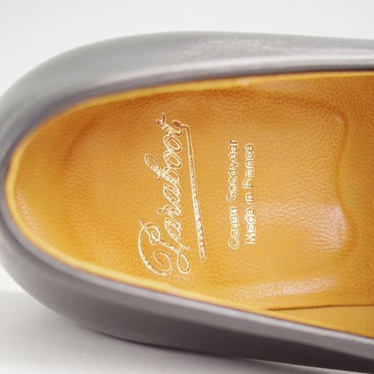 極美品★パラブーツ SIZE 7.5【定価￥99,000-★アドニス/ADONIS】コインローファー/GALAXYソール/カーフ/黒/メンズ/Paraboot★n221