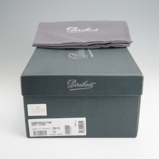 極美品★パラブーツ SIZE 7.5【定価￥99,000-★アドニス/ADONIS】コインローファー/GALAXYソール/カーフ/黒/メンズ/Paraboot★n221