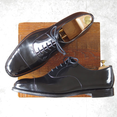 極美品★チャーチ 90F/UK9【定価￥203,500-★コンサル/CONSUL R】173ラスト/ストレートチップ/黒/メンズ/Church's★p351