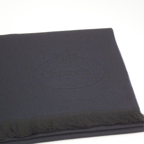 未使用★チャーチ/Church's【貴重★ストール/マフラー/紺】VIRGIN WOOL/ヴァージンウール★n224