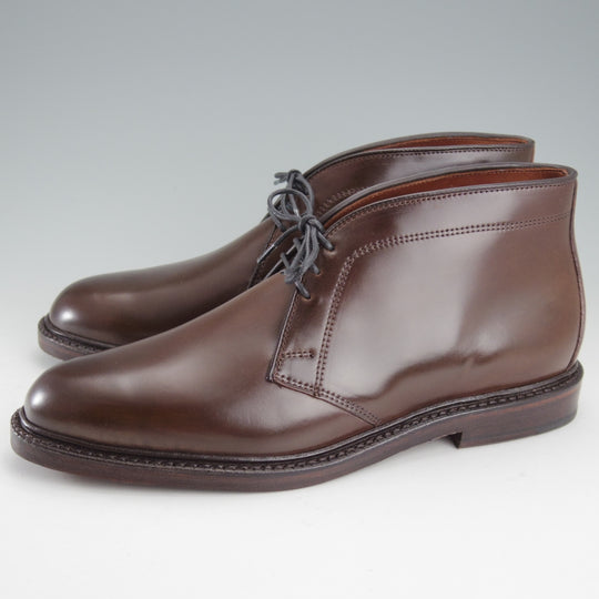 未使用★(米)アレンエドモンズ 8.5D【現行定価24万円程度★コードバン/ブラウン色/Dundee】チャッカブーツ/濃茶/ALLEN EDMONDS★o209