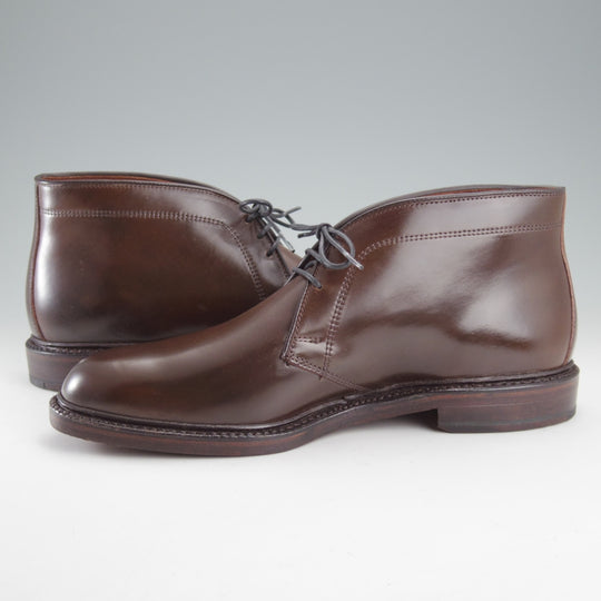 未使用★(米)アレンエドモンズ 8.5D【現行定価24万円程度★コードバン/ブラウン色/Dundee】チャッカブーツ/濃茶/ALLEN EDMONDS★o209