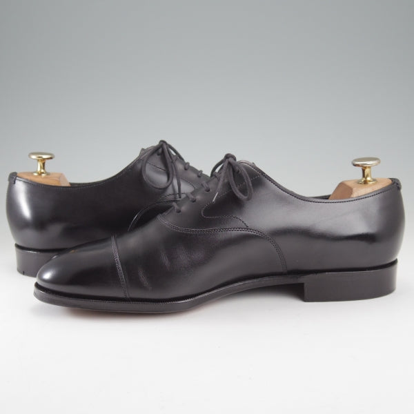 極美品★エドワードグリーン 7E【定価￥253,000-★チェルシー/CHELSEA/202ラスト】ストレートチップ/カーフ/黒/EDWARD GREEN★n723