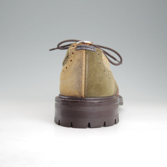極美品★トリッカーズ SIZE 7.5【定価￥132,000-★クレイジーパターン仕様のBOURTON/バートン】M5633/カントリーシューズ/Tricker's★p347