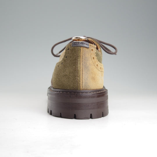 極美品★トリッカーズ SIZE 7.5【定価￥132,000-★クレイジーパターン仕様のBOURTON/バートン】M5633/カントリーシューズ/Tricker's★p347