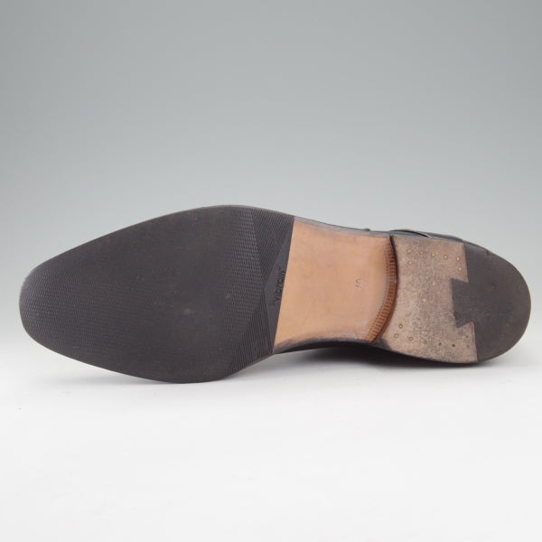 美品★(伊)F.LLIジャコメッティ SIZE 40【定価￥178,200-★ジョッパーブーツ/FG337】(仏)デュプイ社のカーフ/黒/Giacometti★n724