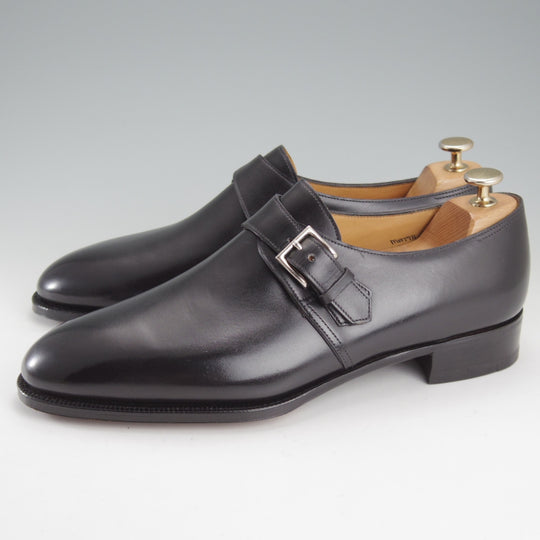 未使用★ジョンロブ 8.5E【極希少デッドストック品★MATTA/マッタ/8695ラスト】プレステージライン/カーフ/黒/メンズ/JOHN LOBB★o213