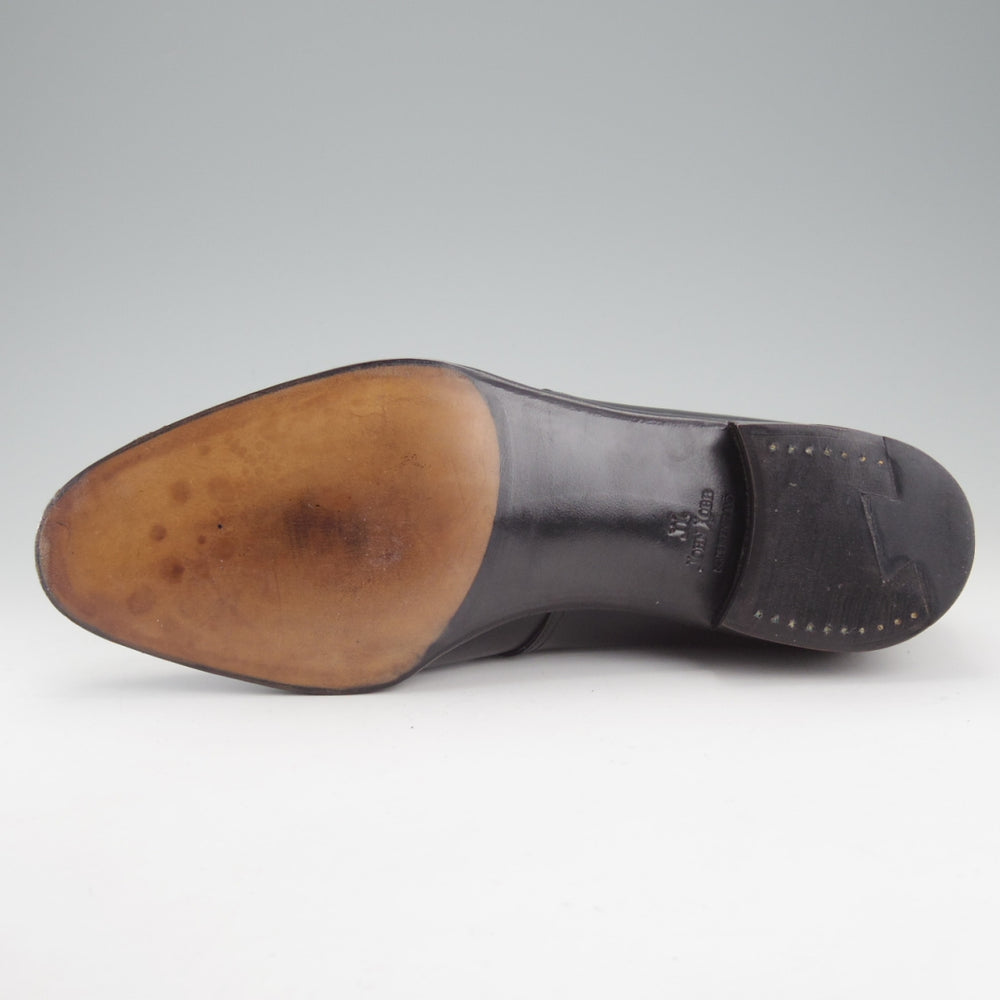 未使用★ジョンロブ 8.5E【極希少デッドストック品★MATTA/マッタ/8695ラスト】プレステージライン/カーフ/黒/メンズ/JOHN LOBB★o213