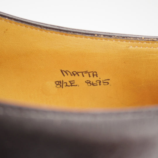 未使用★ジョンロブ 8.5E【極希少デッドストック品★MATTA/マッタ/8695ラスト】プレステージライン/カーフ/黒/メンズ/JOHN LOBB★o213