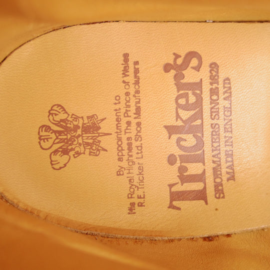 未使用★トリッカーズ SIZE 7【現行定価17万円以上★茶系コードバン/ダイナイトソール/BRETT】カントリーブーツ/TECH/Tricker's★o217