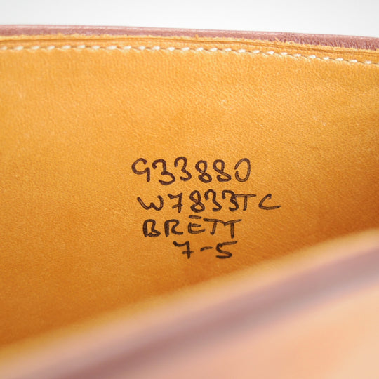 未使用★トリッカーズ SIZE 7【現行定価17万円以上★茶系コードバン/ダイナイトソール/BRETT】カントリーブーツ/TECH/Tricker's★o217