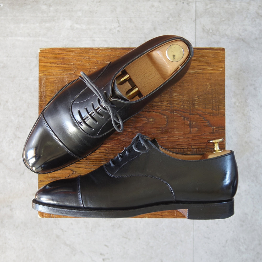 極上★クロケット&ジョーンズ 6D【定価￥148,500-★WHITEHALL/ストレートチップ】330ラスト/カーフ/黒/メンズ/Crockett&Jones★o223