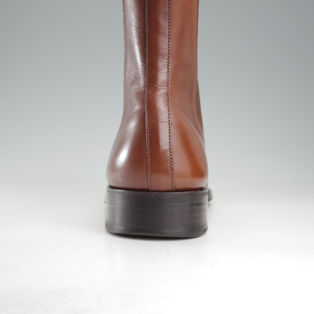 極上★J.M.ウエストン 6D【現行定価￥209,000-★サイドゴアブーツ/705】39ラスト/ボックスカーフ/TAN/茶/メンズ/Weston/ウェストン★o772