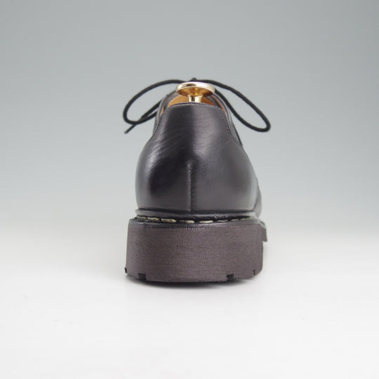 極美品★パラブーツ SIZE 5.5【定価￥110,000-★シャンボード/CHAMBORD】Uチップ/TEXソール/リスレザー/NOIR/黒/メンズ/Paraboot★p353
