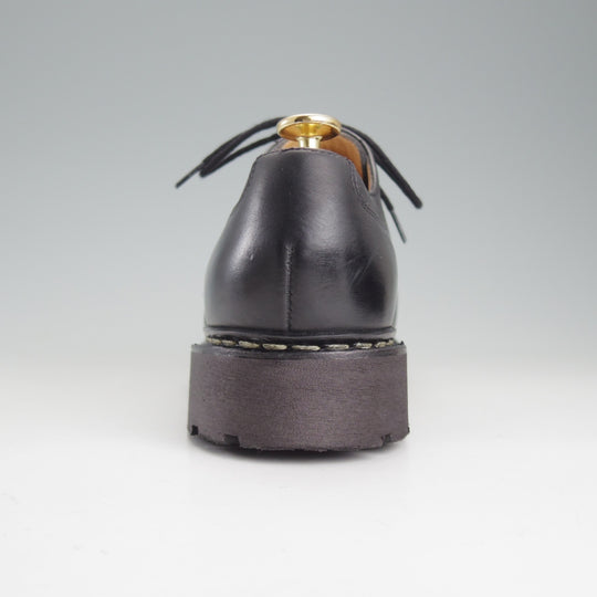 極美品★パラブーツ SIZE 5.5【定価￥110,000-★シャンボード/CHAMBORD】Uチップ/TEXソール/リスレザー/NOIR/黒/メンズ/Paraboot★p353