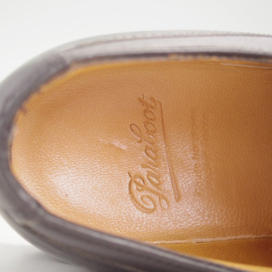 極美品★パラブーツ SIZE 5.5【定価￥110,000-★シャンボード/CHAMBORD】Uチップ/TEXソール/リスレザー/NOIR/黒/メンズ/Paraboot★p353