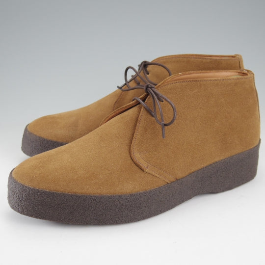 ほぼ未使用★(英)サンダース SIZE 7【定価￥52,800-★チャッカブーツ/マッドガード】6480TS/JOELラスト/スエード/TAN/茶/SANDERS★n728