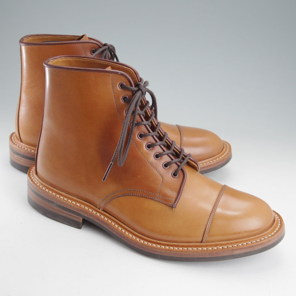 未使用★トリッカーズ SIZE 7【現行定価17万円以上★茶系コードバン/ダイナイトソール/BRETT】カントリーブーツ/TECH/Tricker's★o217