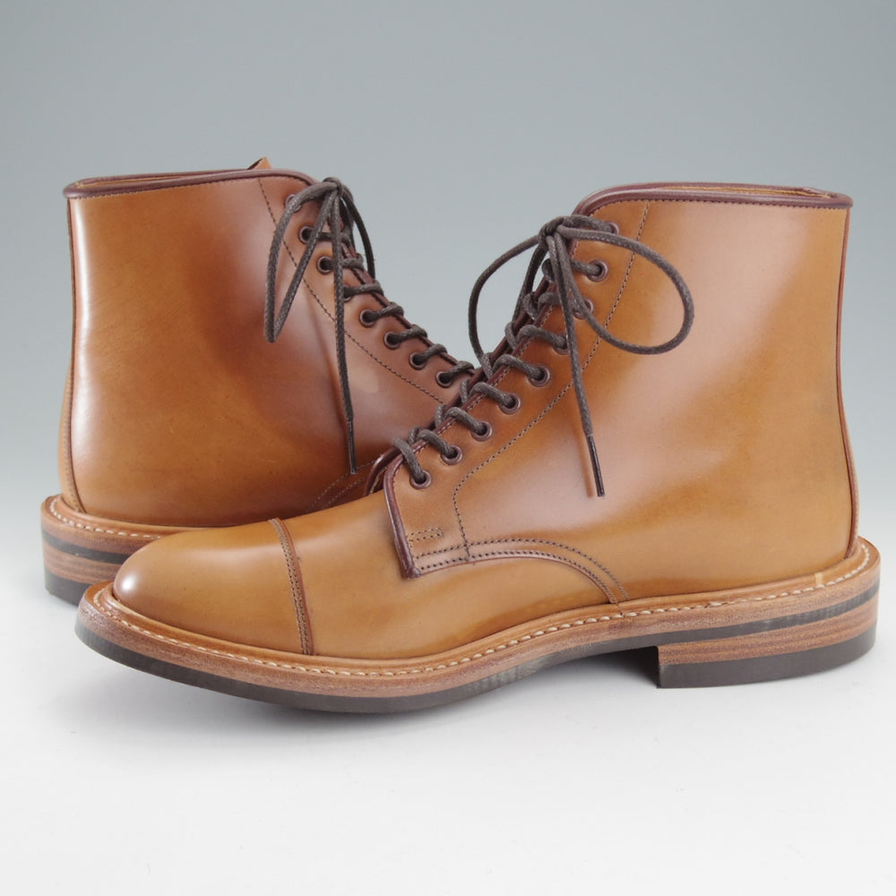 未使用★トリッカーズ SIZE 7【現行定価17万円以上★茶系コードバン/ダイナイトソール/BRETT】カントリーブーツ/TECH/Tricker's★o217