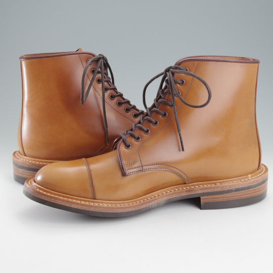 未使用★トリッカーズ SIZE 7【現行定価17万円以上★茶系コードバン/ダイナイトソール/BRETT】カントリーブーツ/TECH/Tricker's★o217