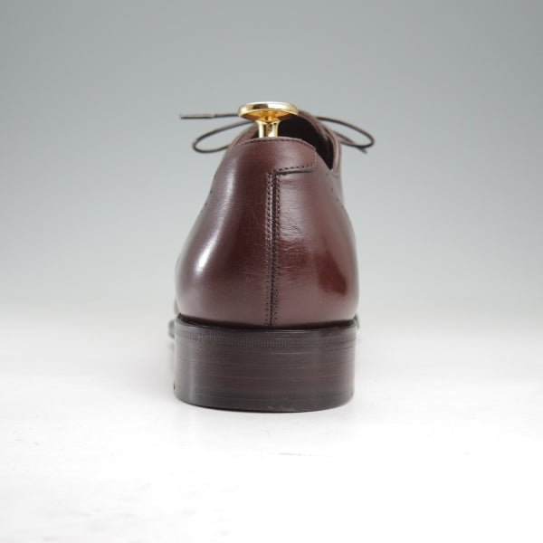 美品★三陽山長 SIZE 8【貴重★ユナイテッドアローズ別注/イミテーションブローグ】カーフ/濃茶/メンズ/Sanyo Yamacho★n729