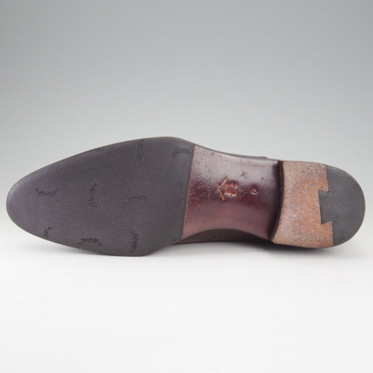 美品★三陽山長 SIZE 8【貴重★ユナイテッドアローズ別注/イミテーションブローグ】カーフ/濃茶/メンズ/Sanyo Yamacho★n729